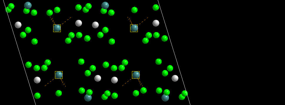 Normal bonds converted to broken-off bonds