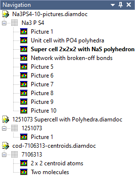 Screenshot of Navigation window